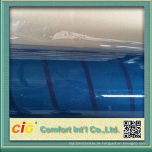 Chinesisch Hellblau PVC Transparent Clear Blatt